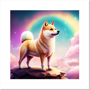 Shiba Inu Dog, Magical Land, Fantasy Posters and Art